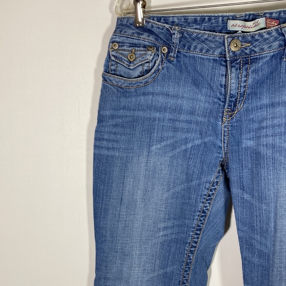 Aeropostale Skinny Flare Jeans Size 13/14 Short - Picture 3 of 9